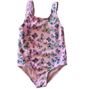 Toddler (4T) Set Of Two Butterflies Swimsuits